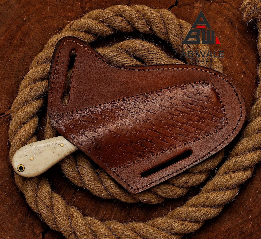 Handmade Damascus Bull Cutter Knife